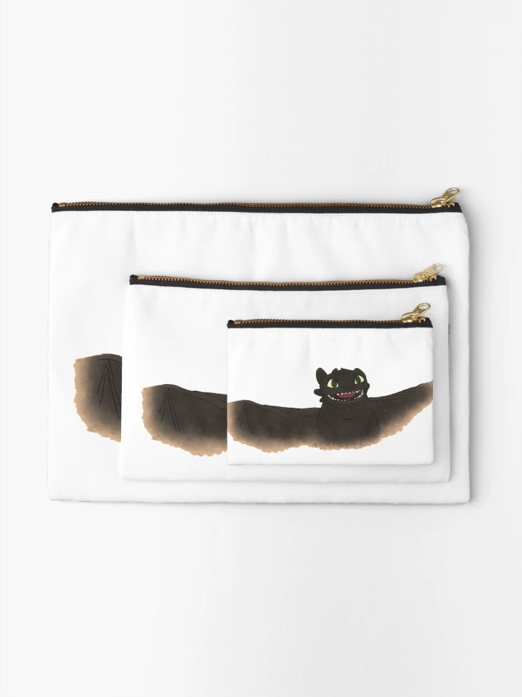 Thumbnail 2 of 4, Zipper Pouch, Toothless designed and sold by withinadream.