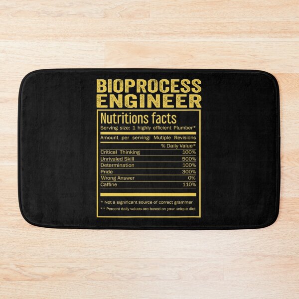 Item preview, Cool Bioprocess engineer Funny Nutrition Facts Mens Womens Christmas Fathers Days Gift, Bioprocess engineer Nutrition Facts designed and sold by xlnv.
