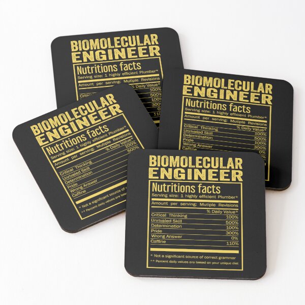 Item preview, Cool Biomolecular engineer Funny Nutrition Facts Mens Womens Christmas Fathers Days Gift, Biomolecular engineer Nutrition Facts designed and sold by xlnv.