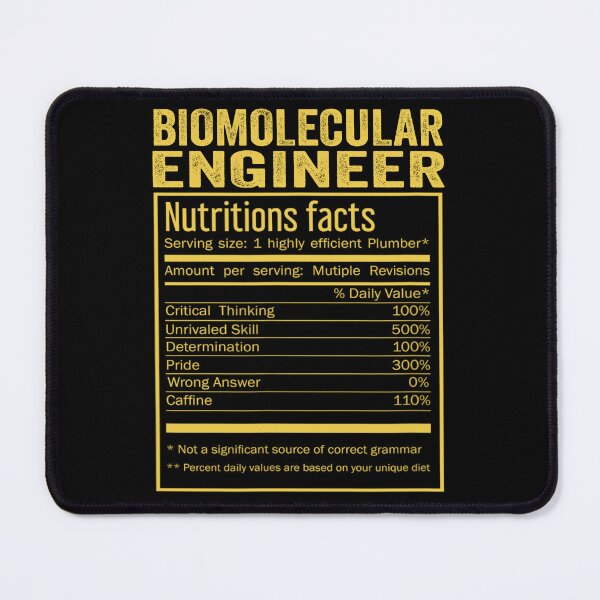 Item preview, Cool Biomolecular engineer Funny Nutrition Facts Mens Womens Christmas Fathers Days Gift, Biomolecular engineer Nutrition Facts designed and sold by xlnv.