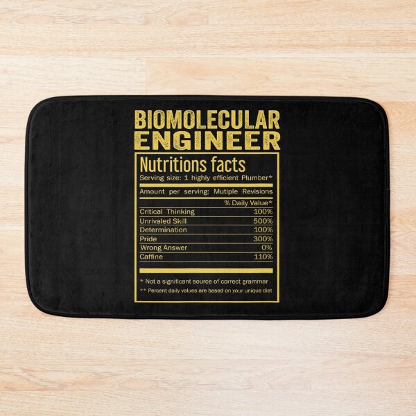 Item preview, Cool Biomolecular engineer Funny Nutrition Facts Mens Womens Christmas Fathers Days Gift, Biomolecular engineer Nutrition Facts designed and sold by xlnv.