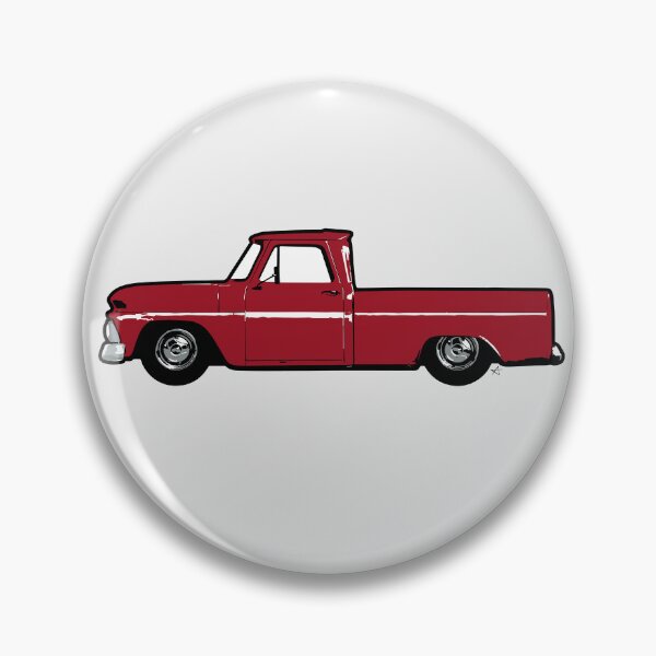 Item preview, Deep Red 60s C Truck designed and sold by MandyCarsArts.