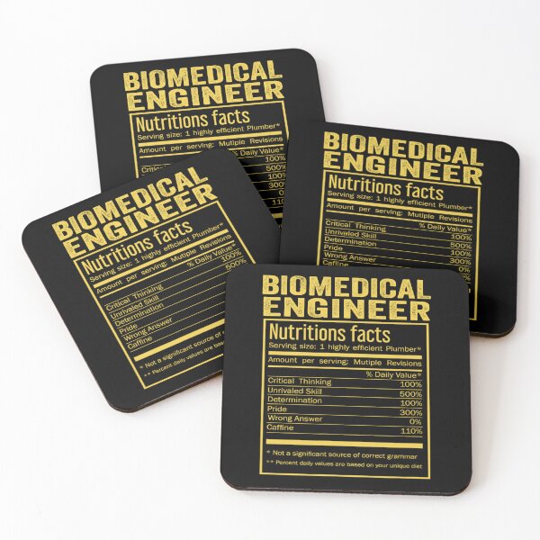 Item preview, Cool Biomedical  engineer Funny Nutrition Facts Mens Womens Christmas Fathers Days Gift, Biomedical  engineer Nutrition Facts designed and sold by xlnv.