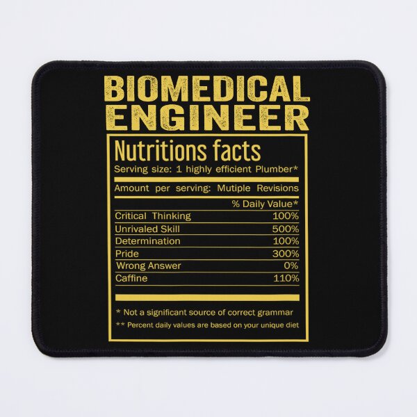 Item preview, Cool Biomedical  engineer Funny Nutrition Facts Mens Womens Christmas Fathers Days Gift, Biomedical  engineer Nutrition Facts designed and sold by xlnv.