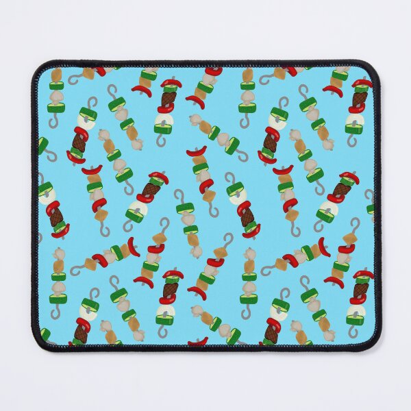 Item preview, Kebab Repeating Pattern - Light Blue designed and sold by Booneb.