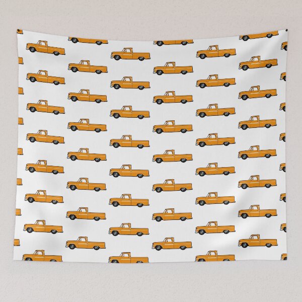 Item preview, Yellow 60s C Truck designed and sold by MandyCarsArts.