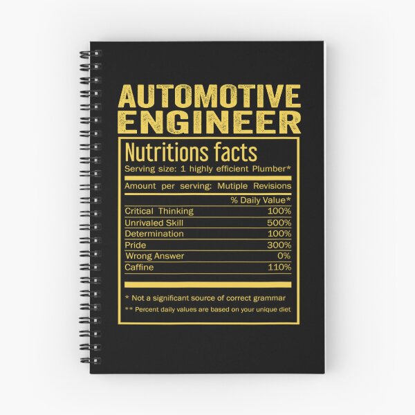Item preview, Cool Automotive engineer Funny Nutrition Facts Mens Womens Christmas Fathers Days Gift, Automotive engineer Nutrition Facts designed and sold by xlnv.