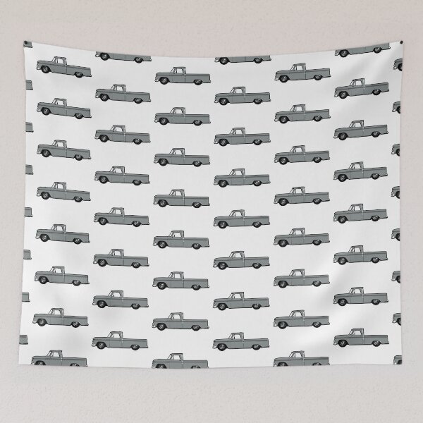 Item preview, Grey 60s C Truck designed and sold by MandyCarsArts.