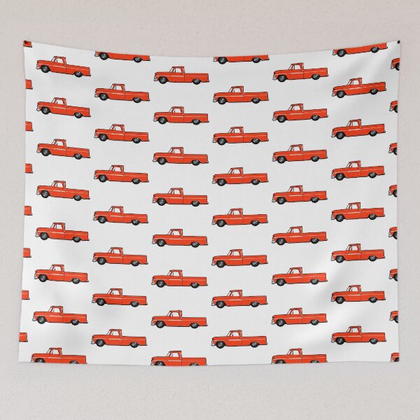 Item preview, Orange 60s C Truck designed and sold by MandyCarsArts.