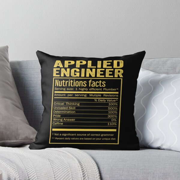 Item preview, Cool Applied engineer Funny Nutrition Facts Mens Womens Christmas Fathers Days Gift, Applied engineer Nutrition Facts designed and sold by xlnv.