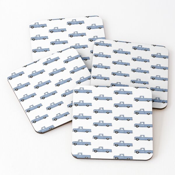 Item preview, White 60s C Truck designed and sold by MandyCarsArts.