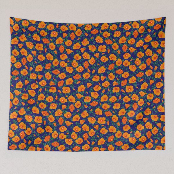 Item preview, California Poppy Pattern designed and sold by Zia Frazier.
