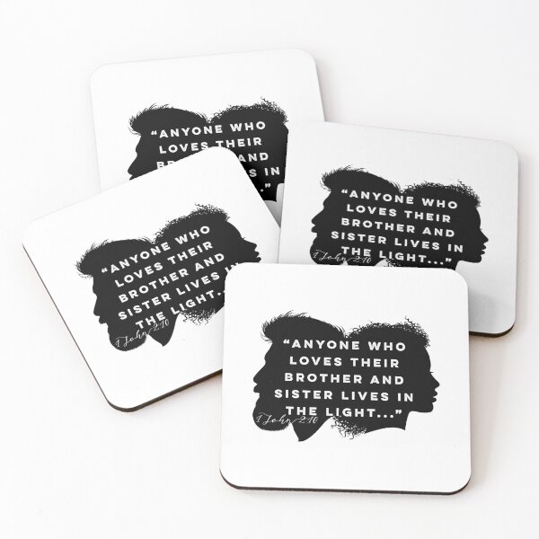 Item preview, Anyone who loves their brother and sister lives in the light. 1 John 2:10 Christian gift. designed and sold by Mae-Camazzi-.