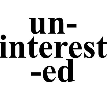 Artwork thumbnail, uninterested 1 by BariParsche
