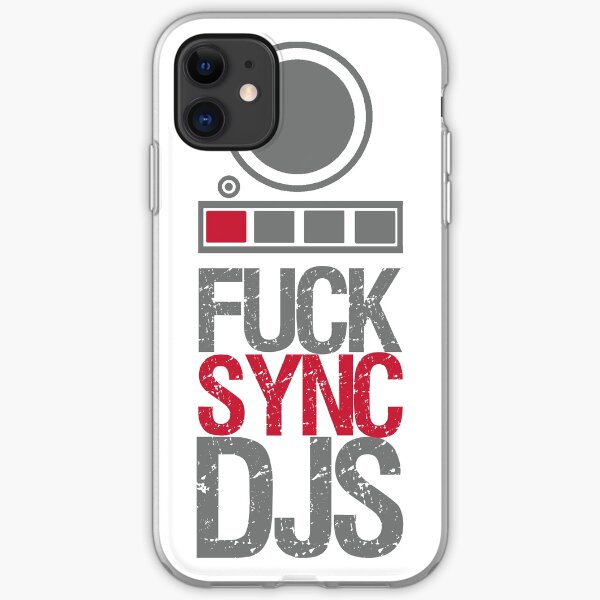 Fuck Sync DJs iPhone Flexible Hülle