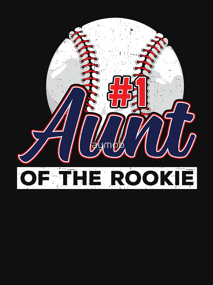 Custom Auntie Of The Rookie Tee Rookie Of The Year Baseball Auntie