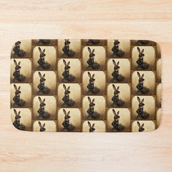 Item preview, Skeptical Steampunk Rabbit designed and sold by aiartfuturist.
