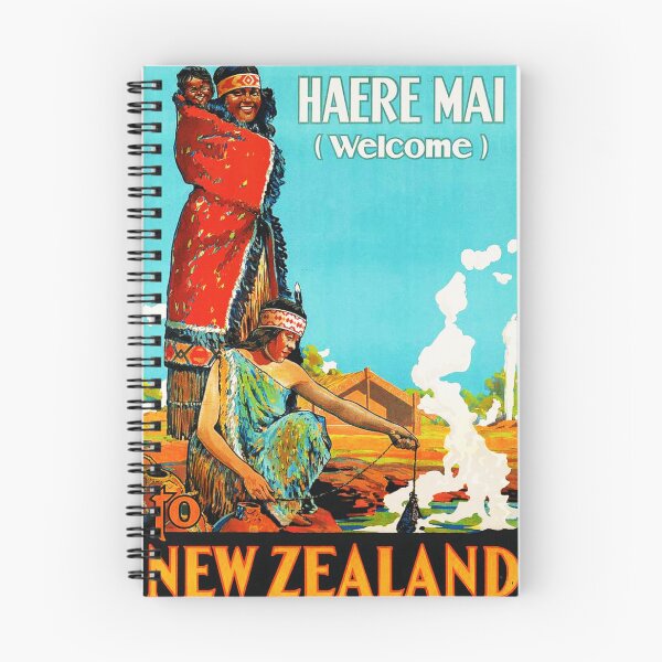 Item preview, Welcome to New Zealand - Vintage Poster - Digitally enhanced  designed and sold by ramazis.