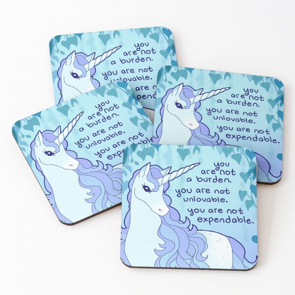 Item preview, "You Are Not Expendable" Kind Unicorn designed and sold by thelatestkate.