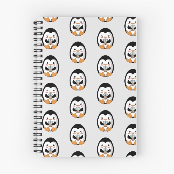 Item preview, Kawaii Penguin Drinking Boba designed and sold by CreativeClover.