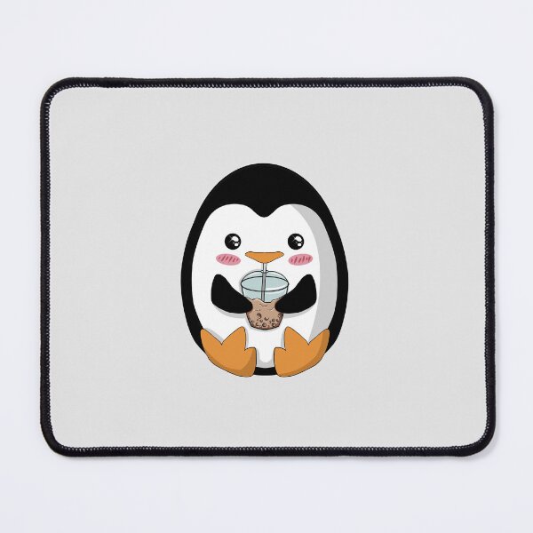 Item preview, Kawaii Penguin Drinking Boba designed and sold by CreativeClover.