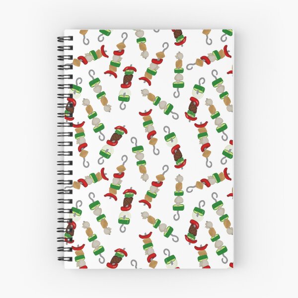 Item preview, Kebab Repeating Pattern - White designed and sold by Booneb.