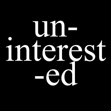Artwork thumbnail, uninterested 2 by BariParsche
