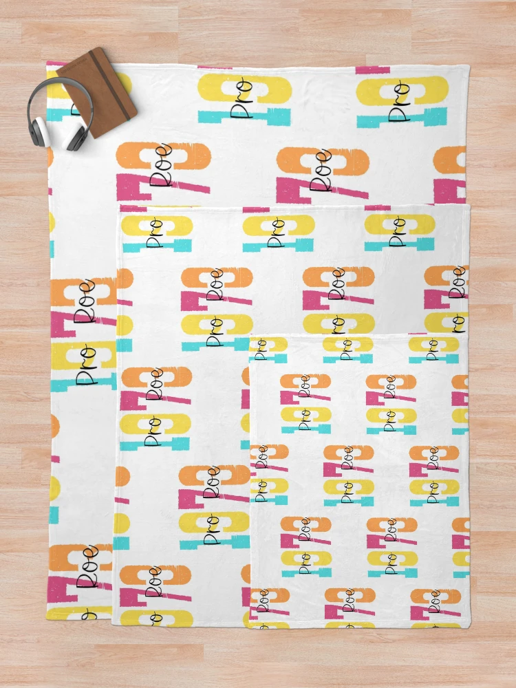 Thumbnail 5 of 6, Throw Blanket, Pro Roe Pro Reproductive Rights designed and sold by magicalbee76.