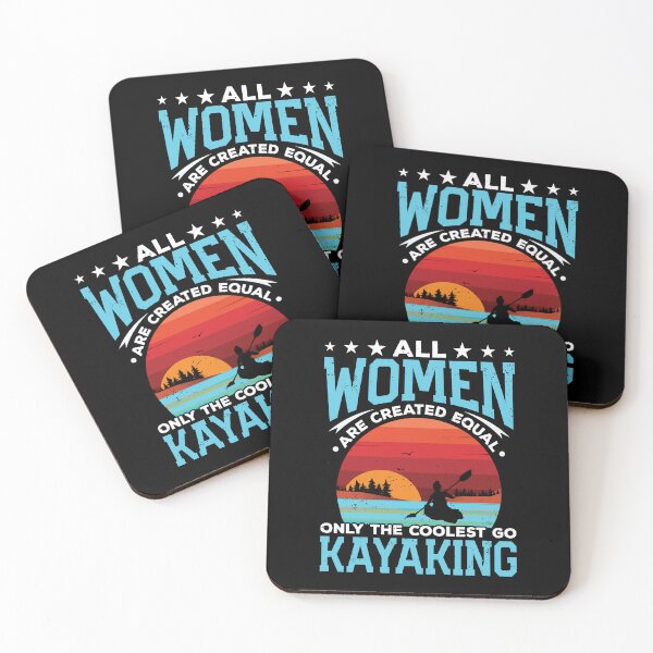 Item preview, All Women Are Created Equal Only The Coolest Play Kayaking Shirt, Gift For Kayaker, Kayaking Shirt, Kayaking Boat Shirt, Kayak Racing Shirt designed and sold by aymob.