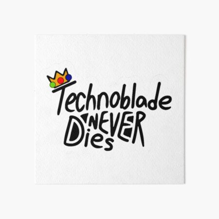 Technoblade - Technoblade Never Dies Art Board Print for Sale by  summerkeovong