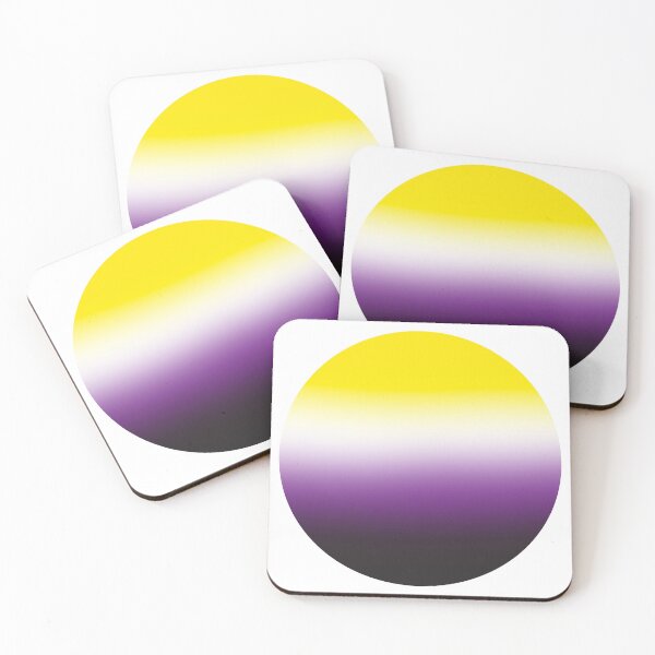 Item preview, Non-Binary Gradient designed and sold by BookwormSticker.