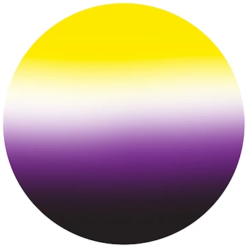 Artwork thumbnail, Non-Binary Gradient by BookwormSticker