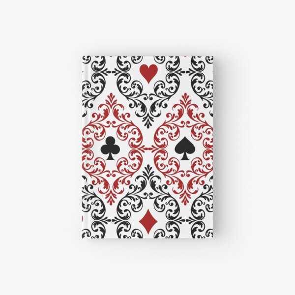Decorative Playing Cards Hardcover Journal