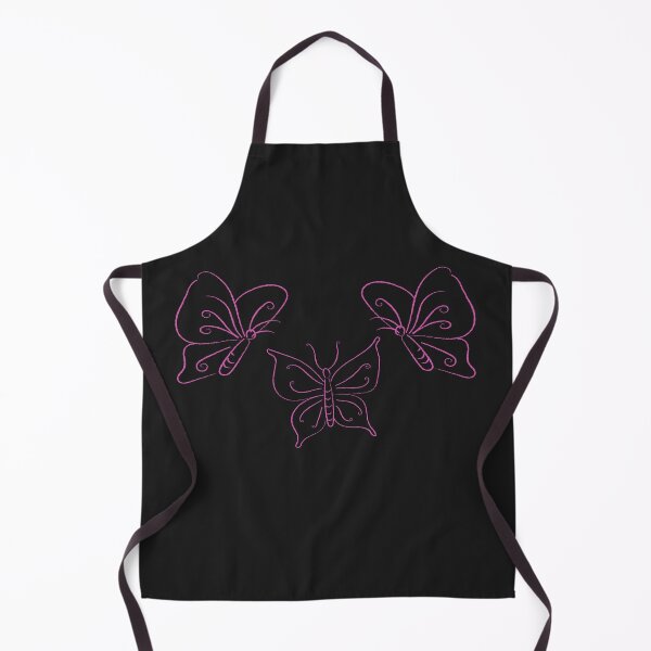 Item preview, Pink Line Drawn Butterflies designed and sold by HappyLifeCreate.