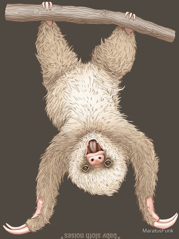 Thumbnail 7 of 7, Essential T-Shirt, Baby Sloth designed and sold by MaratusFunk.