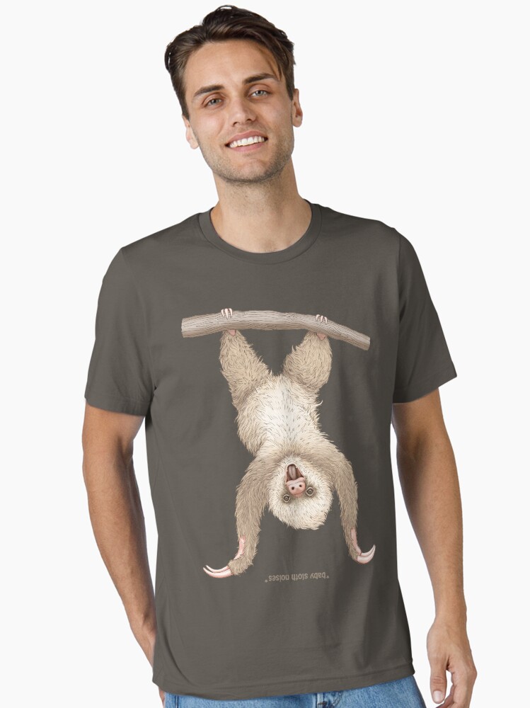 Thumbnail 1 of 7, Essential T-Shirt, Baby Sloth designed and sold by MaratusFunk.