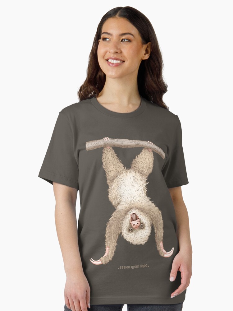 Thumbnail 2 of 7, Essential T-Shirt, Baby Sloth designed and sold by MaratusFunk.