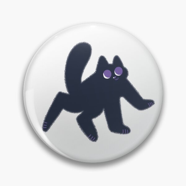 Item preview, Abstract Purple Fluffy Cat designed and sold by Justice Dunne.