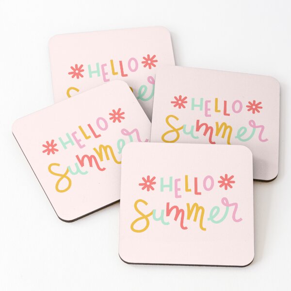 Item preview, Hello Summer (pink/yellow/mint) designed and sold by Design Minds Boutique.