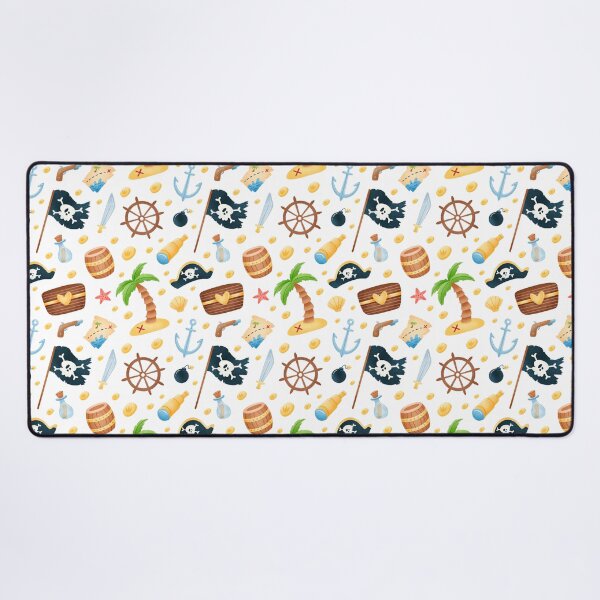 Item preview, Cute Pirate Theme Nautical Pattern designed and sold by silviaol.