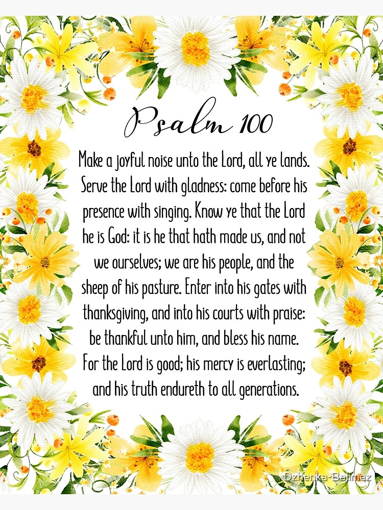 Salmo 103 Impresion De Arte Crist en la Pared Lista Para Colgar in