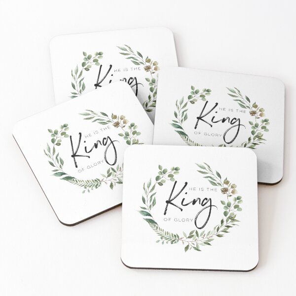 Item preview, Jesus. He is the King of glory. Christian gift. designed and sold by Mae-Camazzi-.