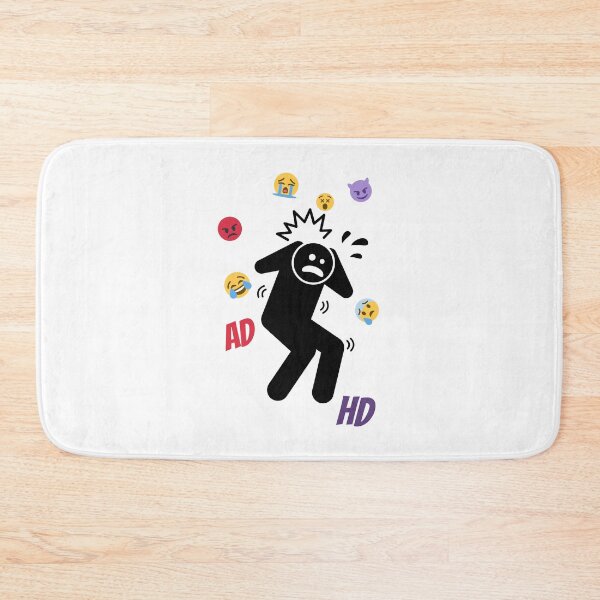 Item preview, Chemical imbalance in my brain. ADHD. Emoji meme designed and sold by T-Look.