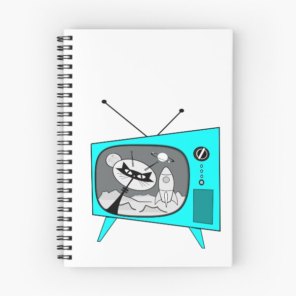 Item preview, Cats in Space Black and white tv show designed and sold by BossAtomic.