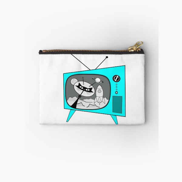 Item preview, Cats in Space Black and white tv show designed and sold by BossAtomic.