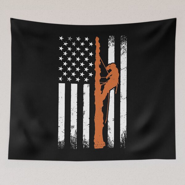 Item preview, Arborist USA Flag Shirt, Forester Shirt, Logger Shirt, Thin Red Line Logger Shirt, Lumberjack Shirt, American Logger Shirt, Lumberjack Shirt designed and sold by aymob.