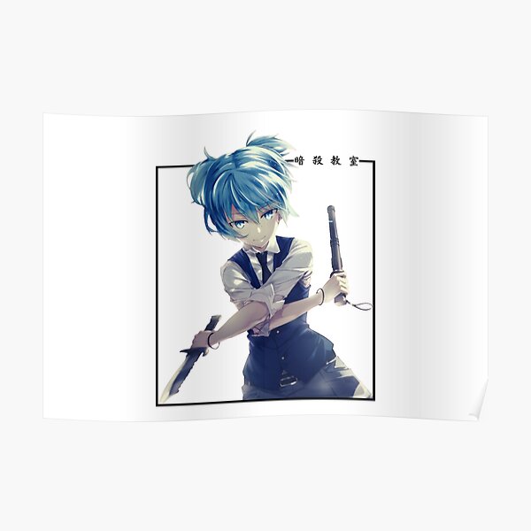 Nagisa Shiota Assassination Classroom Poster For Sale By Yoku Mieru Redbubble 7257