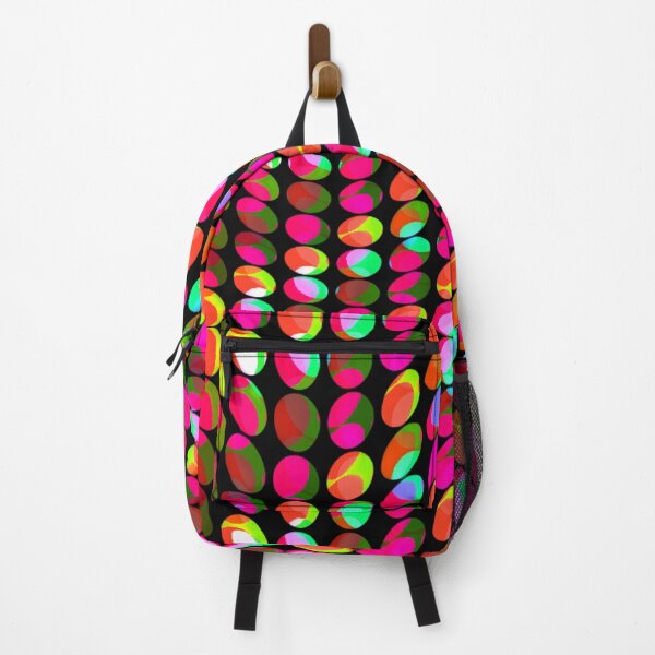 Item preview, Bright pattern.. A wavy retro design using multicolored rainbow circles designed and sold by Wonder & Whimsy.
