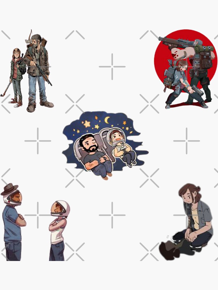 Ellie And Joel - The Last Of Us 2 Art Design Sticker for Sale by  AllAboutTlou