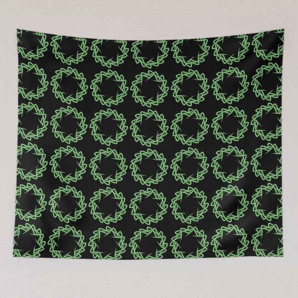 Item preview, Green star, abstract art designed and sold by Meo Design.